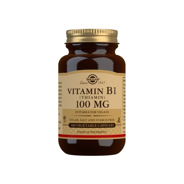 Vitamina B1 100 mg (Tiamina) 100 cápsulas