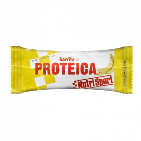 Barrita proteica plátano