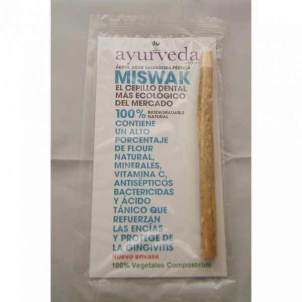 Cepillo Dental Ecologico Miswak De Bambú