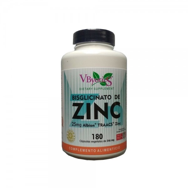 Bisglicinato De Zinc 25 Mg 180 Comp
