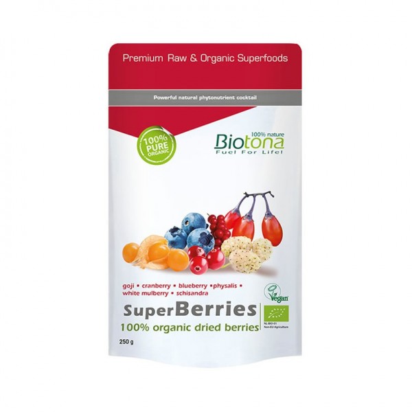 Superberries Frutas Del Bosque  Bio 250 Gr