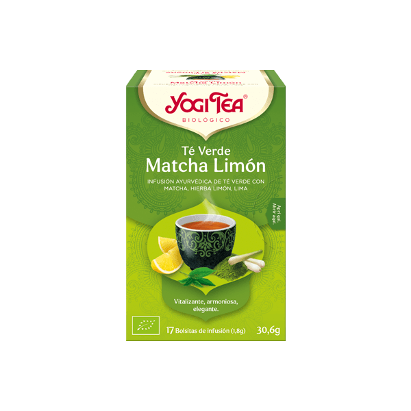 Yogi tea té verde  matcha limón