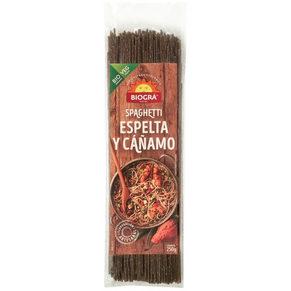 Espaguetis de Espelta y Cáñamo