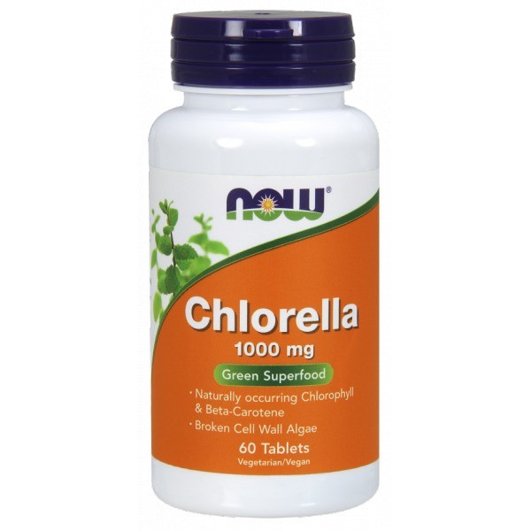 Chlorella 1000 Mg Pared Celular Rota 60 Tabletas