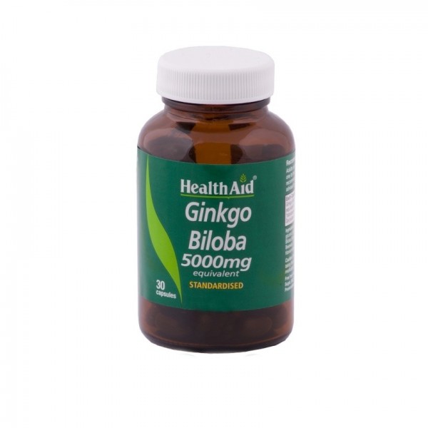 Ginkgo (Ginkgo Biloba) 5.000 Mg 30 Caps