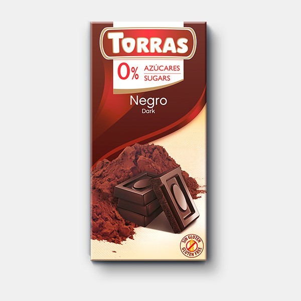 Chocolate Fondant Negro 75 Gr