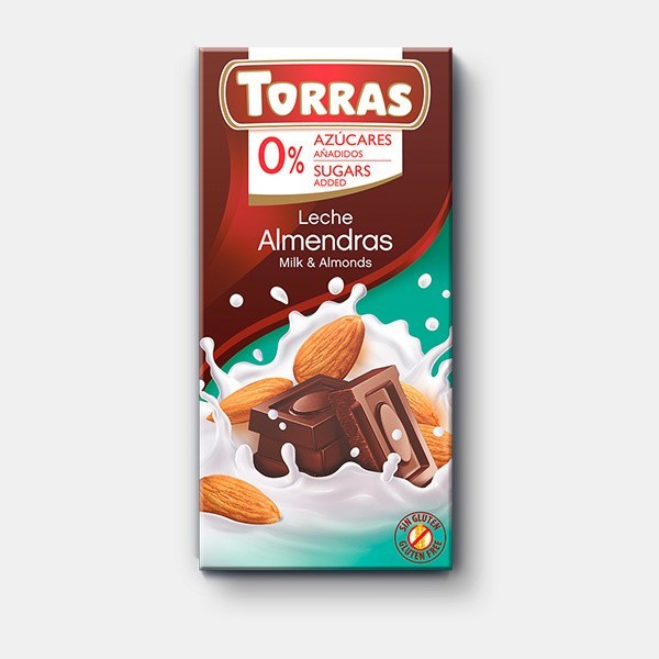 Chocolate Con Leche Y Almendras 75 Gr