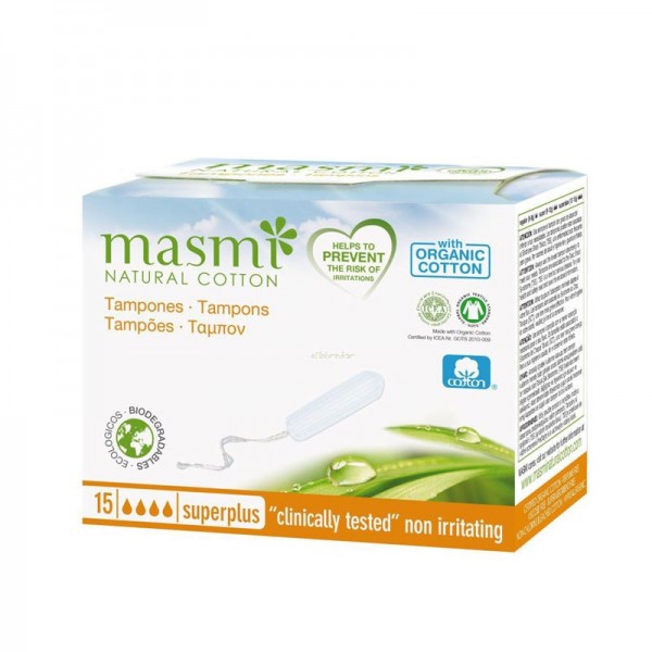 Tampones Digital Masmi Natural Cotton Super Plus